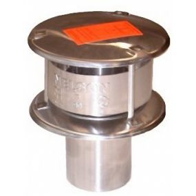 Burgerhout - Aluminium gasafvoer rookgaskap 130 mm
