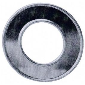 Burgerhout - Aluminium gasafvoer rosette 110 mm