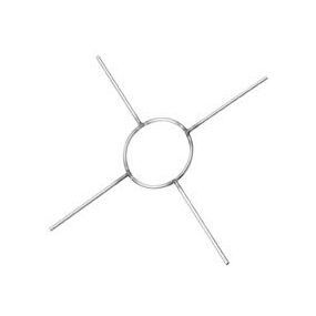 Burgerhout - Flex montagekruis rvs tbv 80mm