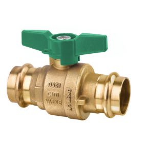 Cimberio - Bolkraan cim volle doorg.pres 15 x 15 mm met hendel - 1222CRNL15X15