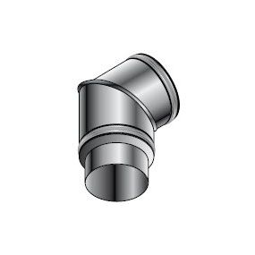 Isoleco - DP 25 Coude 45° d.150 - DP 606