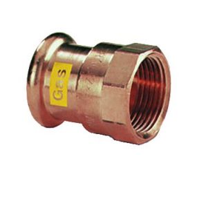 VSH - Pièce de transition à sertir bronze 28 x 1 F gaz XPress Koper Gas - G6270G