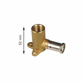 Henco Culasse murale à sertir laiton 20/2mm x 3/4" f eau potable - 2P-2005