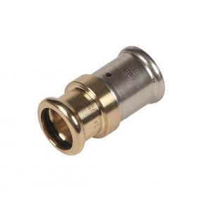 Henco Pièce de transition à sertir laiton 16/2mm x 15mm à sertir eau potable - 36P-1615P