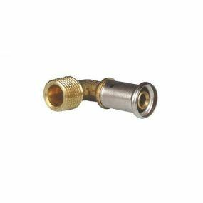 Henco Persovergangsknie messing 26/3mm x 3/4" m 90° (drink)water - 5P-2605