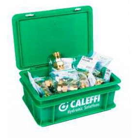 Caleffi - Pakket Aut. Expansievatkop. - 3/4 (met aftap) (8 stuks)