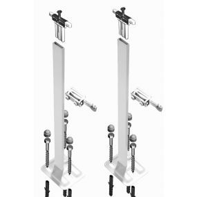 Rofix - Duo support avec jeu de fixation H600 + jeu de cla mes intérieures Type II