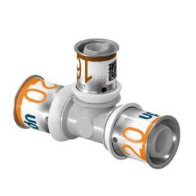 Uponor - Press-fit-T plastique 20/2.25x16/2x16/2mm FFF (potable) eau S-Press PLUS PPSU - 1039949