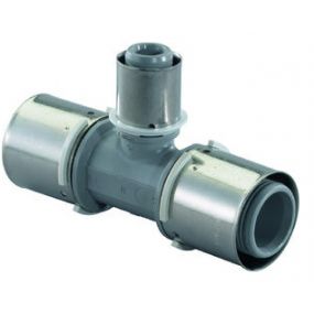 Uponor - Press composiet T-stuk verlopend 40x32x32mm - PPSU