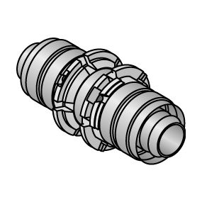 Uponor - Perskoppeling recht 40 x 40 unipipe - Press