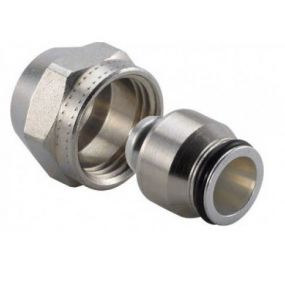 Uponor - koppeling met eurokonus 16 x 3/4 bi.dr met metalen tule