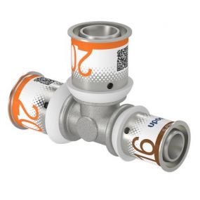 Uponor S-Press PLUS T-stuk verlopend 20-20-16 - U1070569