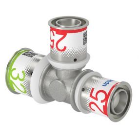 Uponor - S-Press PLUS T-stuk verlopend 32-25-25