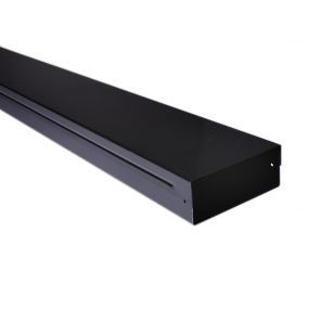Ventichape - Metalen koker 200x80 lengte 2400mm KTL behandeld - VCK