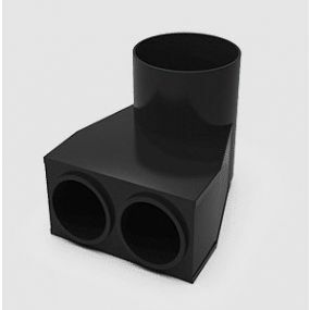 Orcon - Collecteur auxiliaire 2x63/70mm vers 125mm