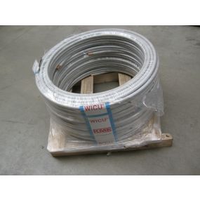 Wicu - Tube en cuivre 15x1mm plastifié gris Tube 25m - 7042151